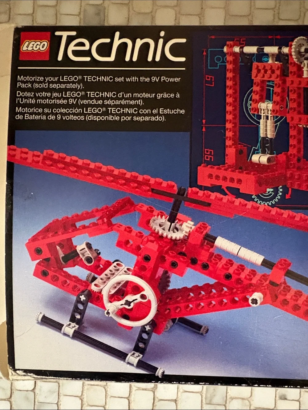 LEGO 8032 Technic Red and White Off-Road Buggy Set